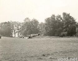 Damaged Spitfire