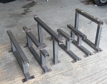 Completed jig sections
