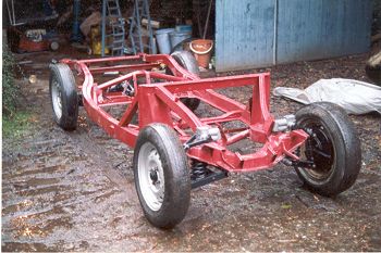 MGA chassis with suspension 