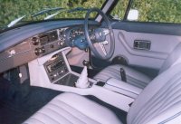 Leather MGB interior