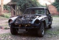 MGB with engine-  first drive
