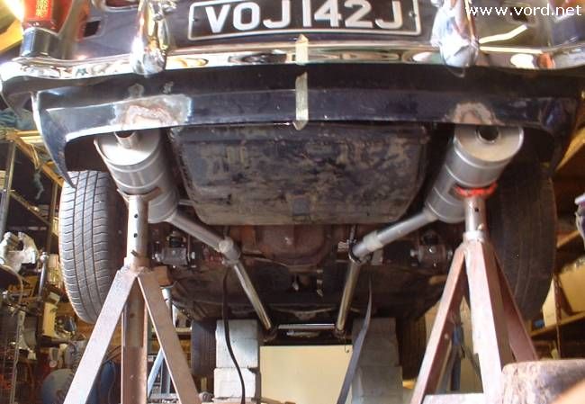 Mgb discount exhaust system