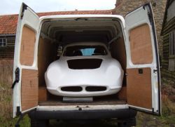 Rochdale front end inside Transit van