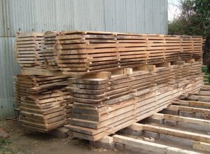 Stack of timber