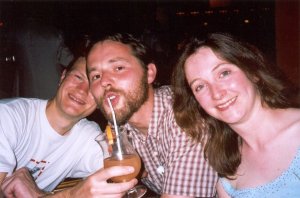 Robert, AIsling and myself in the rum bar