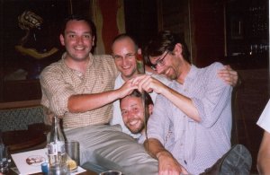 Nick, Carlo and myself in the rum bar