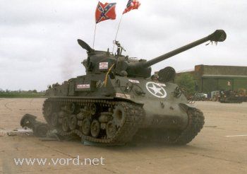 Tank on top of Skoda