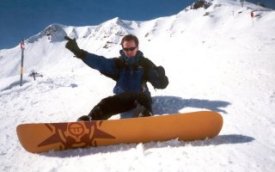 John posing with his board