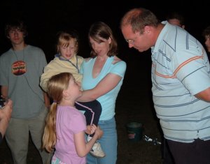 Clive with clildren