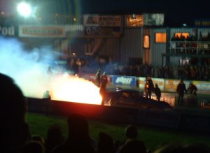 Jet Car at Night