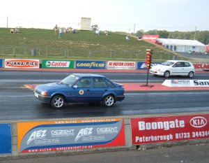 Escort drag racing