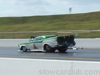 Funny Car on the Drag Strip