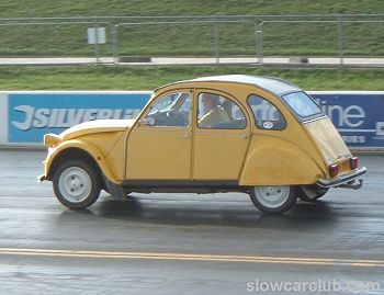 Yellow Citroen 2CV