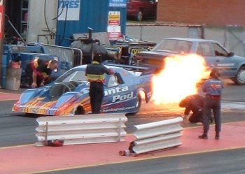 Jet car afterburner